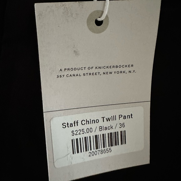 Knickerbocker NYC Staff Chino Twill Pant - Picture 4 of 14